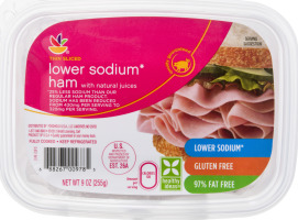Ahold Thin Sliced Ham Lower Sodium
