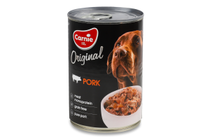 Корм д/дорослих собак Original Mono Protein з свининою 400г ж/б Carnie
