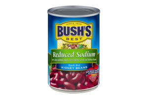 BUSH'S BEST Reduced Sodium Dark Red Kidney Beans