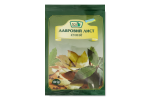 Лист лавровий сухий Еко м/у 10г