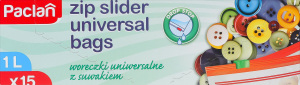 Пакеты с замком-застежкой 1л Paclan 15шт