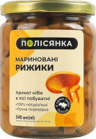 Грибы маринованные Рыжики Полісянка с/б 360г