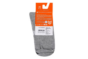 Носки детские MovementStandard №MS M0403S 00 30-32 серый меланж