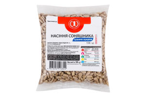 Насіння соняшника лущене сушене ТМ "1" м/у 100г