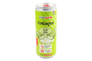 Напій безалкогольний колагеновий Aloe Vera слабогазований 330мл ж/б Ever Aid