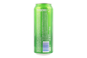 Пиво 500мл 4.6% світле пастеризоване Green Tuborg з/б