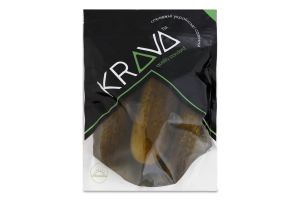 Огірок солоний Krava д/п 500г