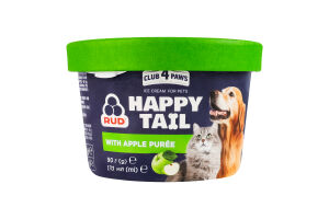 Корм додатковий для домашніх тварин Морозиво з яблучним пюре Club 4 Paws ст 90г