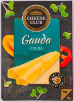 Сыр 45% твердый нарезка Гауда Cheese Club лоток 135г