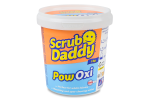 Порошок для видалення плям для білих тканин PowOxi Scrub Daddy 1кг