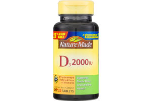 Nature Made D3 2000 IU - 125 CT