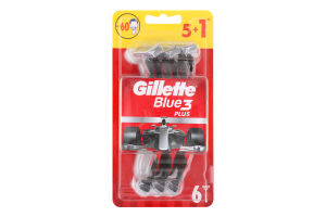 Станок для гоління чоловічий одноразовий Blue3 Gillette 6шт
