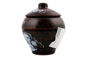 Ковбаса Домашня свиняча смажена 350г в горщику Майстерня ковбас