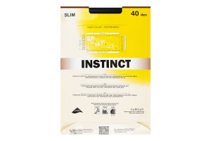 Колготки жіночі Instinct Slim 40den 3 nero