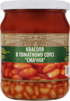 Фасоль в томатном соусе Вкусная Консерваторія с/б 480г