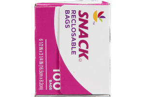 Ahold Snack Reclosable Bags - 100 CT