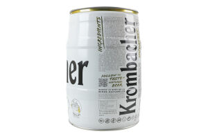 Пиво 5л 4.8% світле фільтроване пастеризоване Pils Krombacher кег