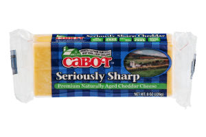 Cabot Aged Cheddar Cheese Seriously Sharp