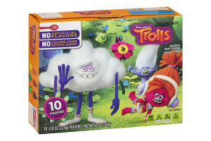 Betty Crocker DreamWorks Trolls Fruit Flavored Snacks Assorted Fruit Flavors - 10 CT