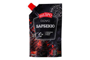 Соус з чорносливом та чорною гірчицею Барбекю Щедро д/п 200г