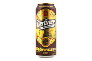 Пиво Berliner Geschichte 0,5л з/б Hef/dunkel тем 5,2%И496