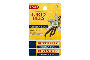 Burt's Bees Moisturizing Lip Balm Vanilla Bean - 2 PK