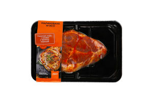 Свинячий стейк з ошийка в пряному маринаді в/у