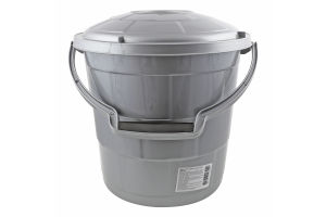 Ведро с крышкой 10л №211303 Follow Me 1шт