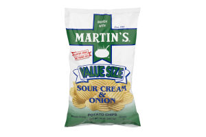 Martin's Value Size Potato Chips Sour Cream & Onion