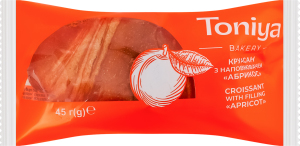 Круассан с наполнителем Абрикос Toniya м/у 45г