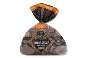 Хліб половинка в нарізці Литовський житній Київхліб м/у 475г