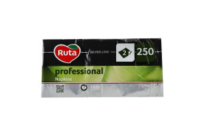 Салфетки бумажные Professional Silver line Ruta 250шт