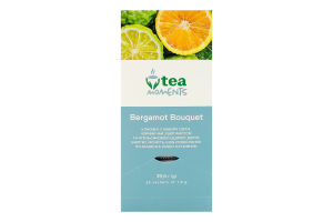 Чай чорний байховий ароматизований з додаванням рослинної сировини Букет бергамоту Tea Moments к/у 22х1.8г