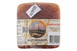 Хлеб пшенично-ржаной бездрожжевой на живой закваске Балтийский Хлібний Гурман м/у 380г