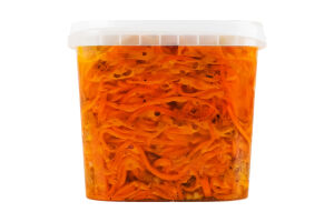 Морква маринована з грибами лисичками Повний Кошик відро 1кг