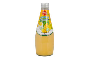 Напій безалкогольний Кокосове молоко з Ната де Коко з смаком манго 290мл скло Лак Сіам