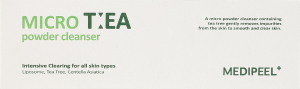 Пудра для обличчя для інтенсивного очищення ензимна з чайним деревом Micro tea Medipeel+ 70г