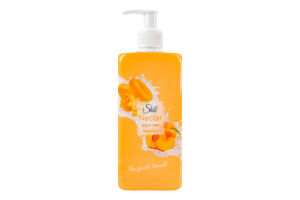Крем-мило рідке Персик і карамболь Nectar Shik 450г