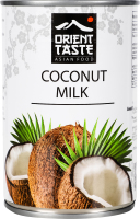 Напиток из мякоти кокосового ореха Кокосовое молоко Orient taste ж/б 400мл