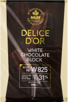 Шоколад білий №W825 Delice D`or Mir м/у 1.2кг