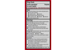 Smart Sense Arthritis Pain Relief Acetaminophen Caplets - 50 CT
