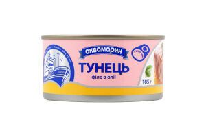 Тунец филе в масле Аквамарин ж/б 185г