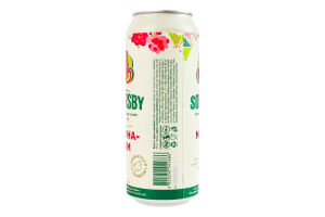 Сидр 500мл 4.7% солодкий шипучий звичайний Малина-лайм Somersby з/б