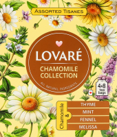 Чай цветочный ассорти Ромашка Chamomile collection Lovare к/у 32х1.3г