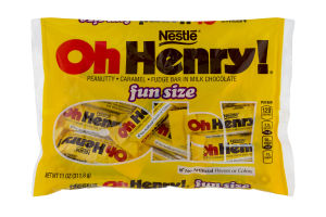 Nestle Oh Henry! Peanutty Caramel Fudge Bar Fun Size