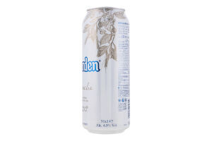 Пиво 500мл 4.9% светлое нефильтрованное пастеризованное Blanche Hoegaarden ж/б