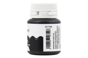 Фарба акрилова д/декору чорна глянсова 20мл АртКрафт