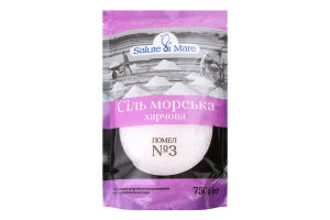 Соль морская пищевая помол №3 Salute di Mare д/п 750г