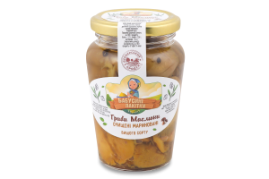 Гриби Маслюки мариновані 350г твіст/б Бабусині лакітки