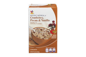 Ahold Instant Oatmeal Cranberry, Pecan & Vanilla - 8 CT